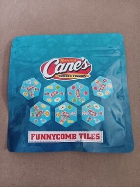 Raising Cane’s Cane & Friends Funnycomb Tiles Game Set New